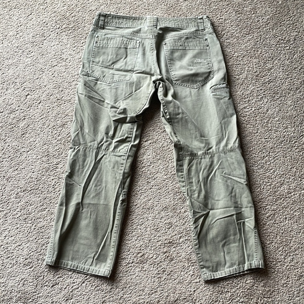 KUHL Outkast Canvas Pants Men’s 34x30 Workwear Outdoor Hiking Khaki Cargo - Picture 9 of 14